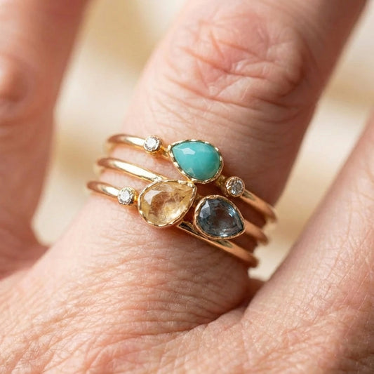 Elegant Gemstone Statement Ring