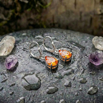 Elegant Crystal Teardrop Earrings