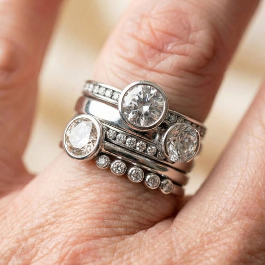 Elegant Crystal Statement Ring