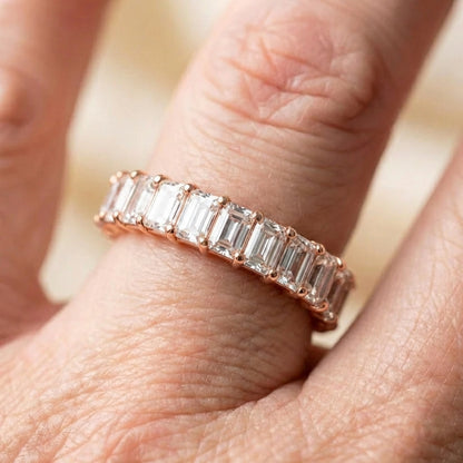 Elegant Crystal Engagement Ring