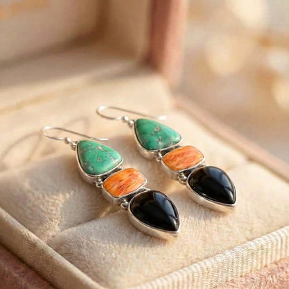 Bohemian Geometric Dangle Earrings