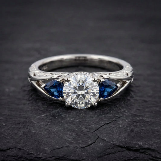 Vintage Boutique White Zircon Rings