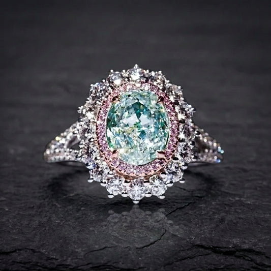 Elegant Aquamarine Statement Ring 58459463