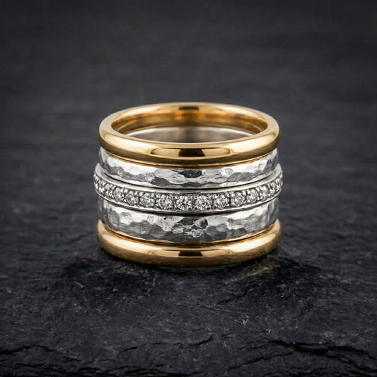 Vintage Silver Stacked Rings 74231299