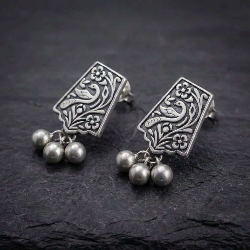 Vintage Phoenix Pearl Earrings 74628624