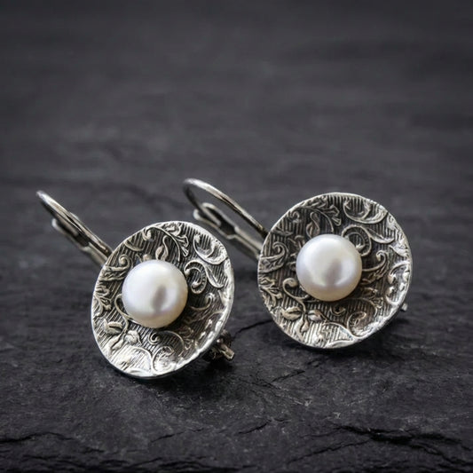 Vintage Pearl Dangle Earrings 84940824