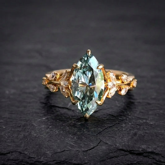 Elegant Crystal Statement Ring 33450906
