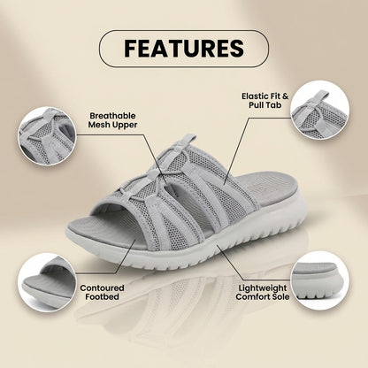 Orthopedic Mesh Sport Sandals - Athletic Cage Design & Adjustable Bungee Closure