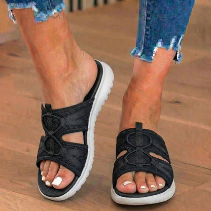 Orthopedic Mesh Sport Sandals - Athletic Cage Design & Adjustable Bungee Closure
