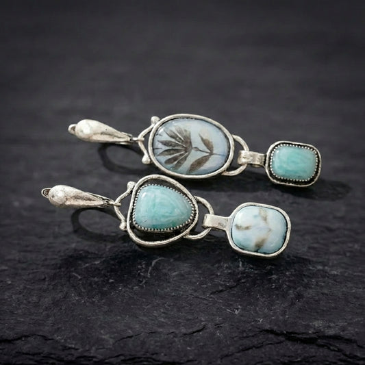 Vintage Turquoise Dangle Earrings 57746435