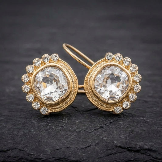 Elegant Crystal Dangle Earrings 64617329