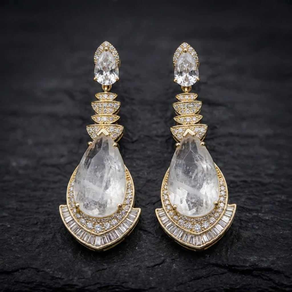 Elegant Crystal Drop Earrings 61793321