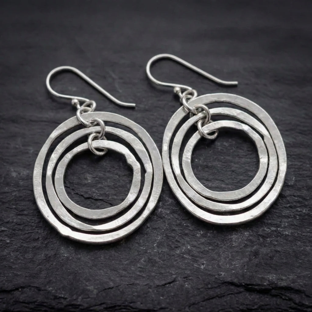 Vintage Circle Dangle Earrings 02477261