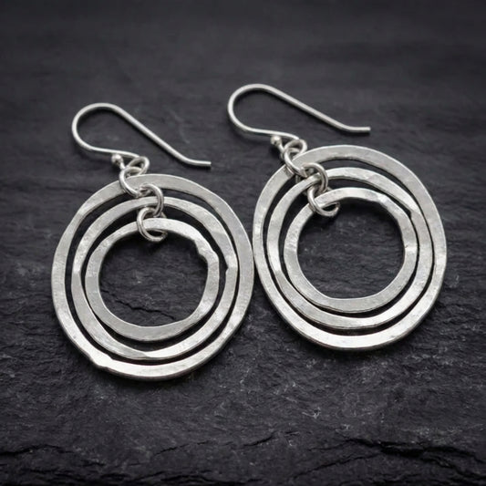 Vintage Circle Dangle Earrings 02477261