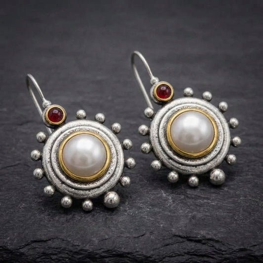 Vintage Pearl Dangle Earrings 84588098