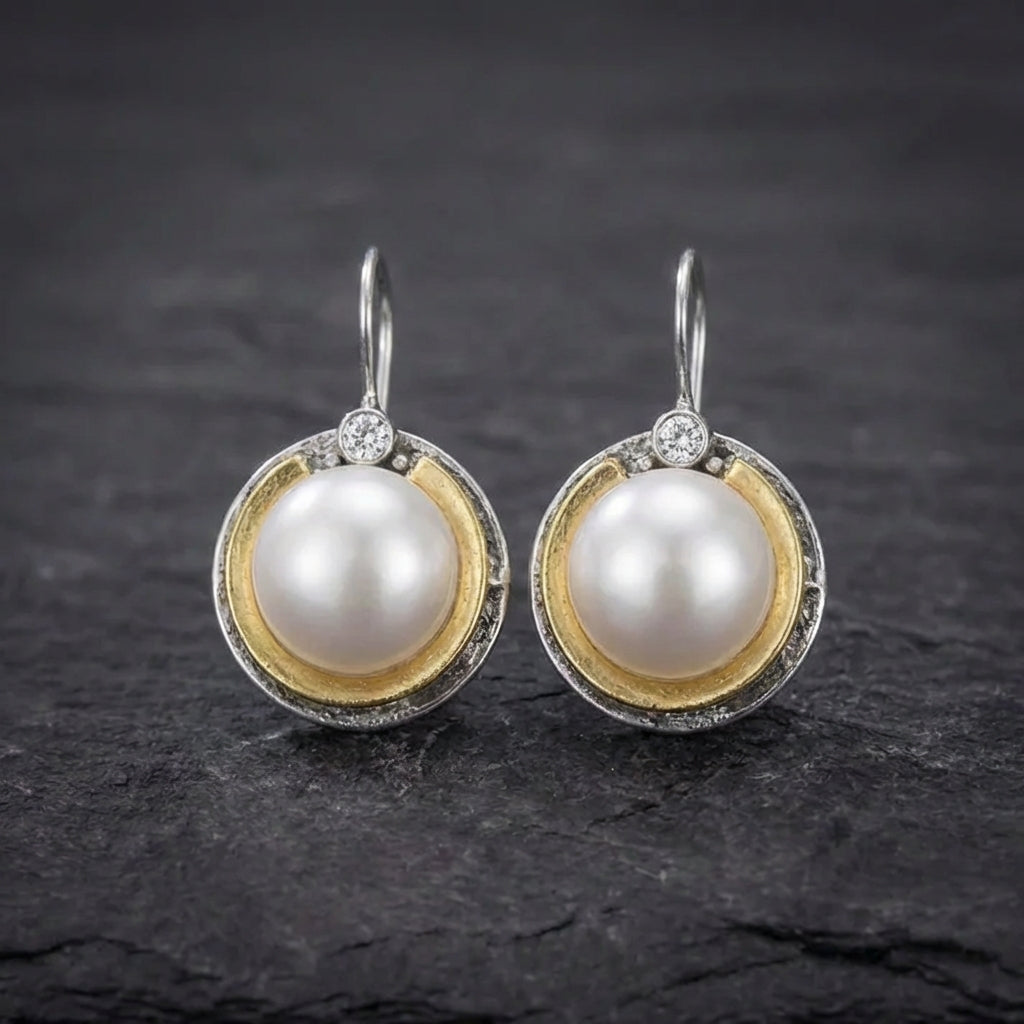 Vintage Pearl Dangle Earrings 79209753