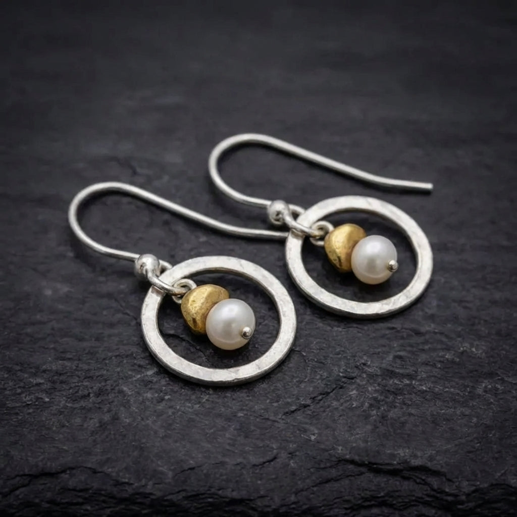 Vintage Pearl Dangle Earrings 02277764