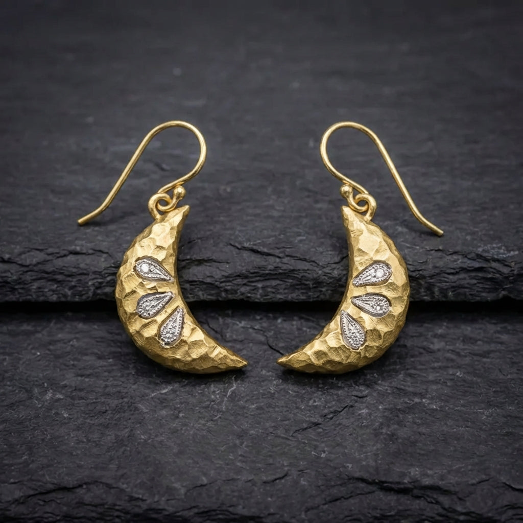 Vintage Moon Drop Earrings 67285195