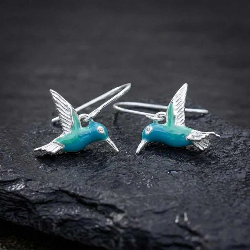 Vintage Hummingbird Earrings 79944166