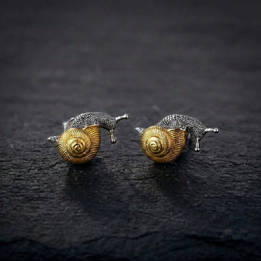 Vintage Gold Snail Earrings 70030960