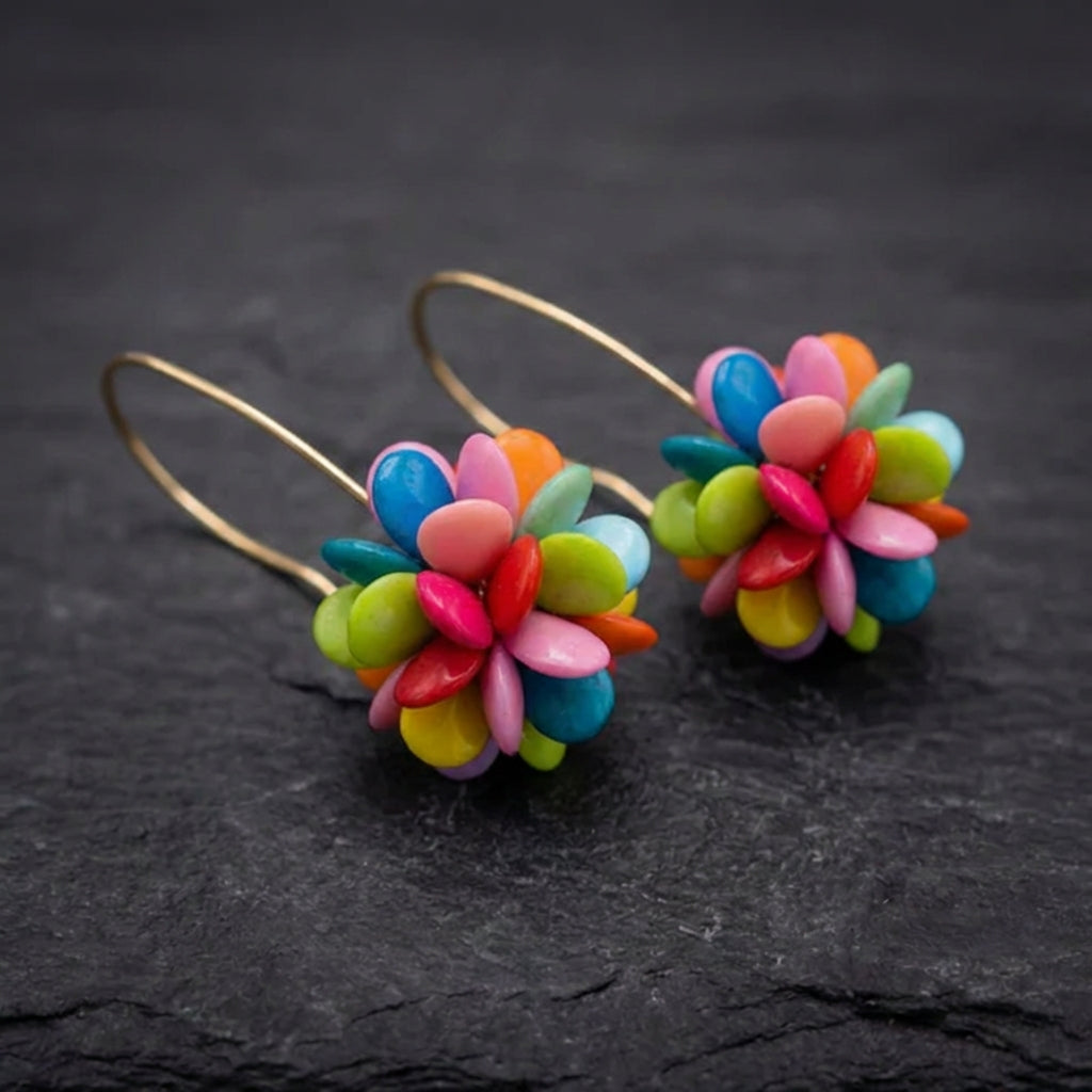 Bohemian Flower Earrings 84880725