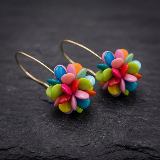 Bohemian Flower Earrings 84880725