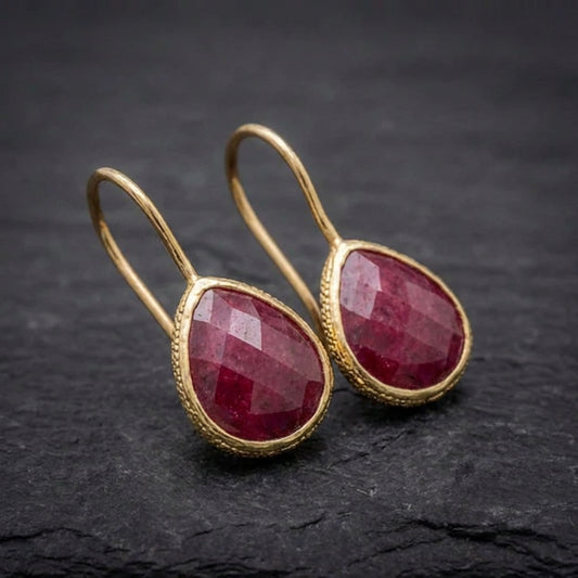 Bohemian Pink Tourmaline Earrings 00353177