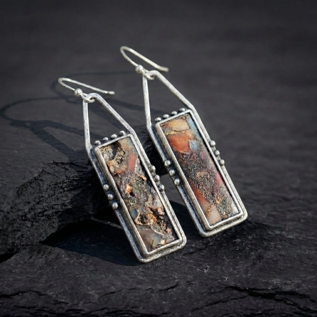 Vintage Ethnic Dangle Earrings 78358724