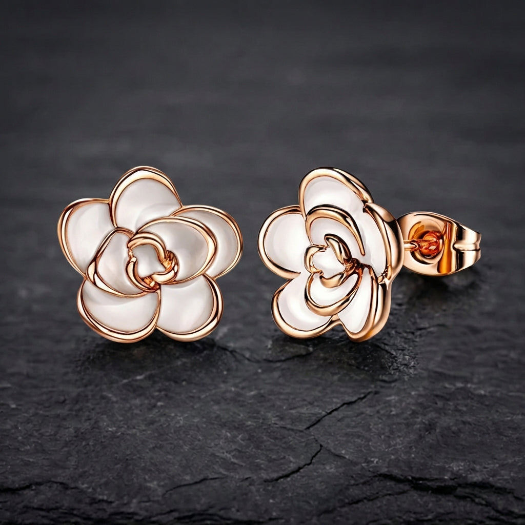 Classic Camellia Flower Earrings 50125068