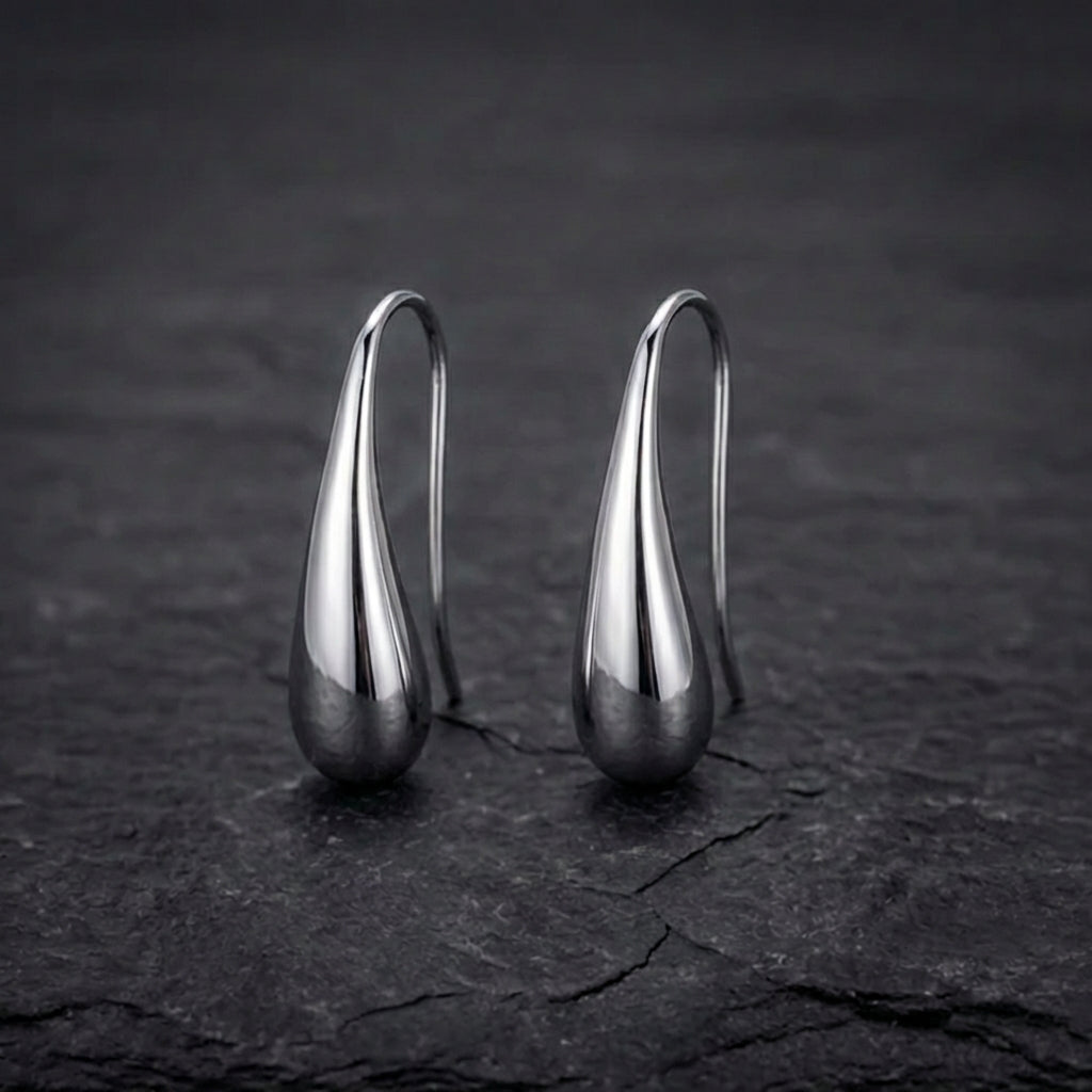 Classic Silver Drop Earrings 65612621