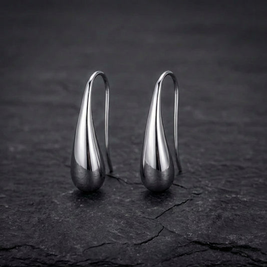 Classic Silver Drop Earrings 65612621