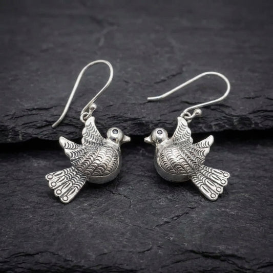 Vintage Bird Dangle Earrings 33651880