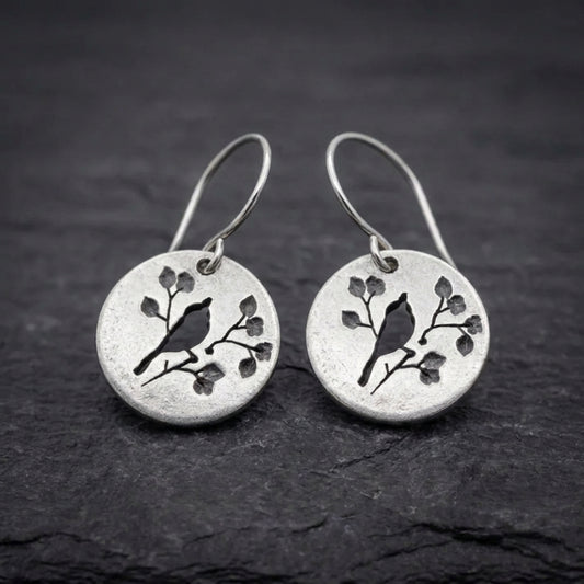 Minimalist Bird Dangle Earrings 05555720