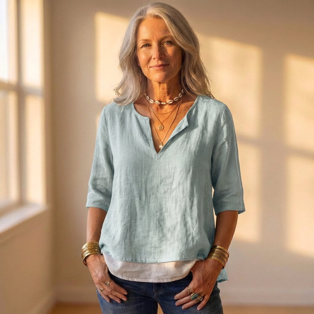 Tunic With V Neck