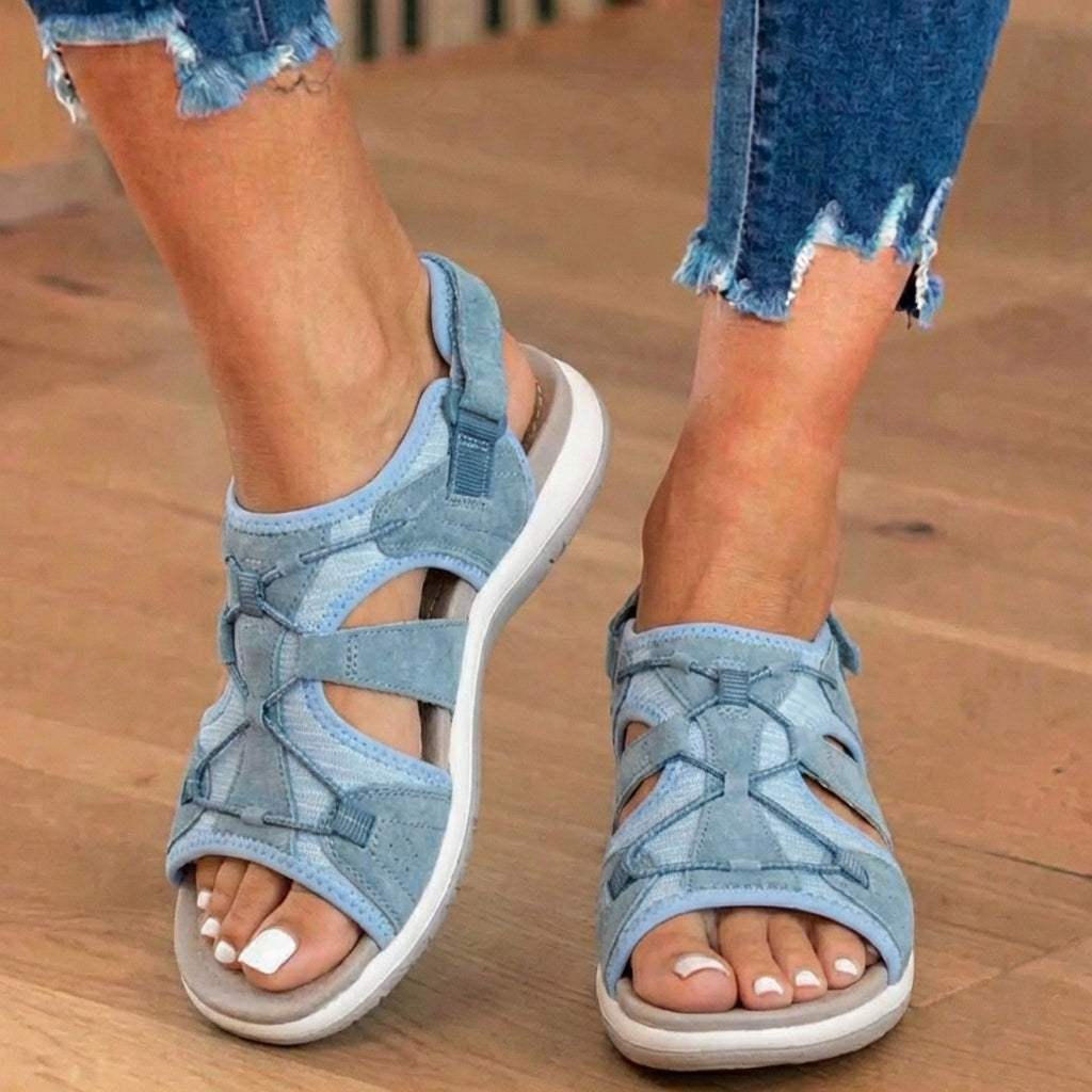 Orthopedic Sport Mesh Sandals - Multi-Strap Adjustable Design