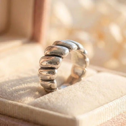 Vintage Silver Geometric Ring