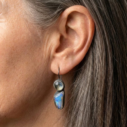 Vintage Tribal Face Earrings