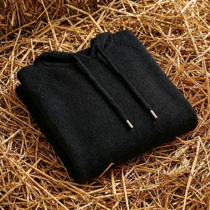 Cotton Hoodie Sweater with Drawstring