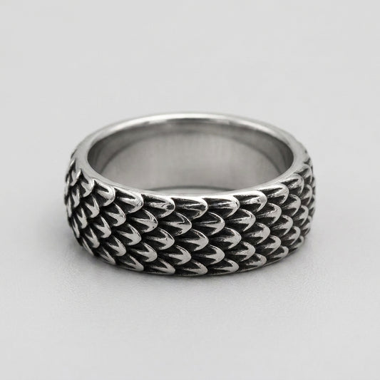 Dragon Scale Band Ring