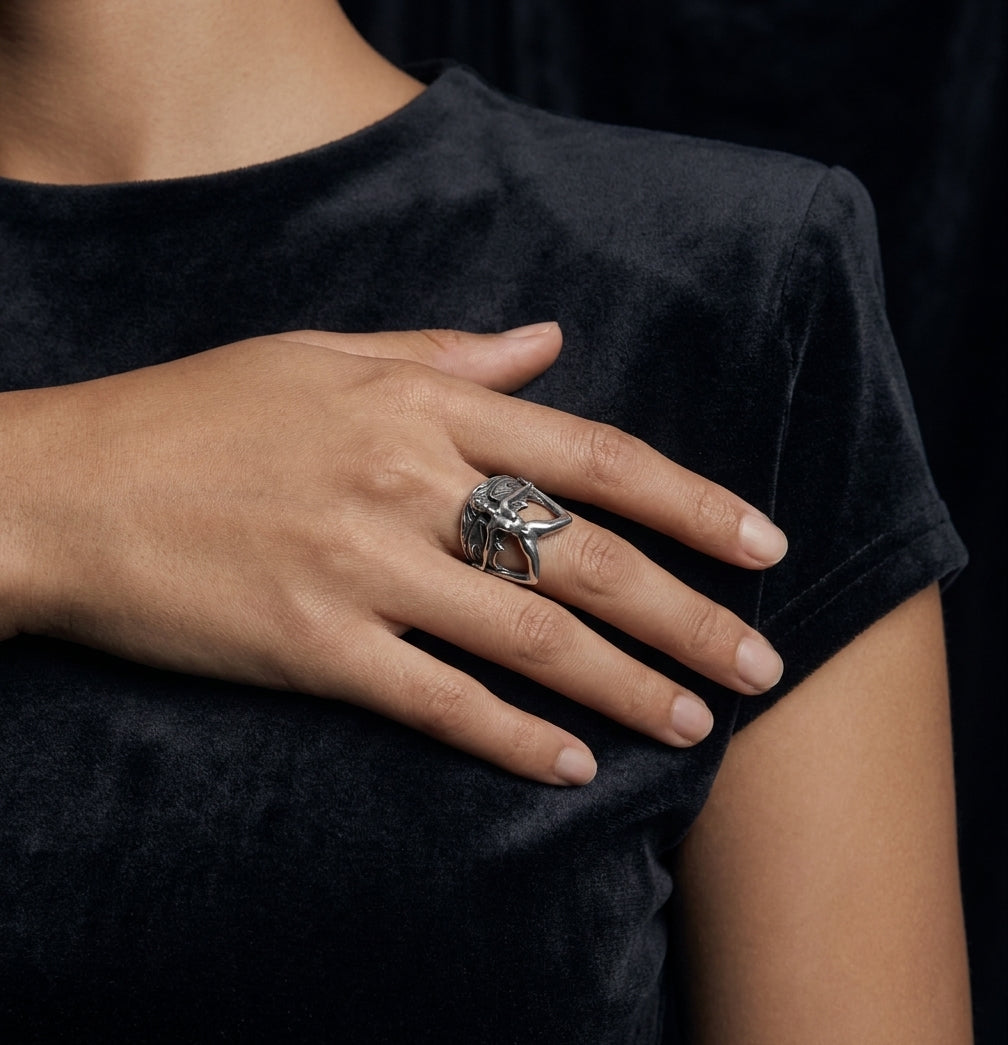 Winged Succubus Ring
