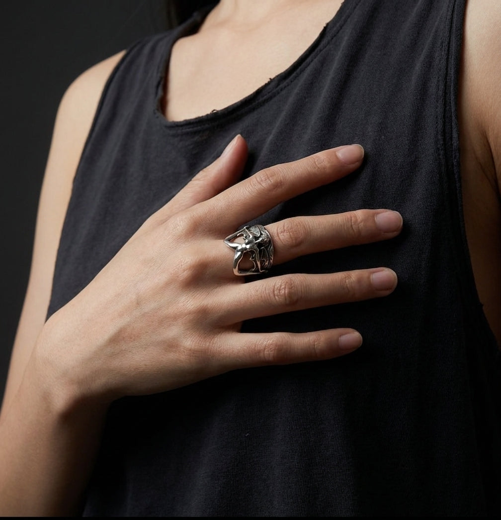 Winged Succubus Ring