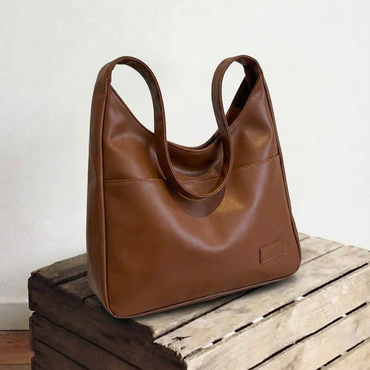 Casual Leather Shoulder Bag