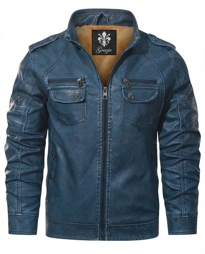 Fleece Biker Jacket