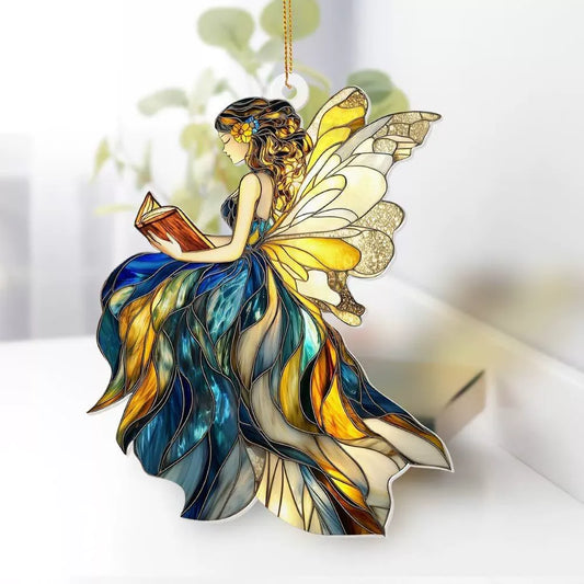 Golden Book Fairy Suncatcher