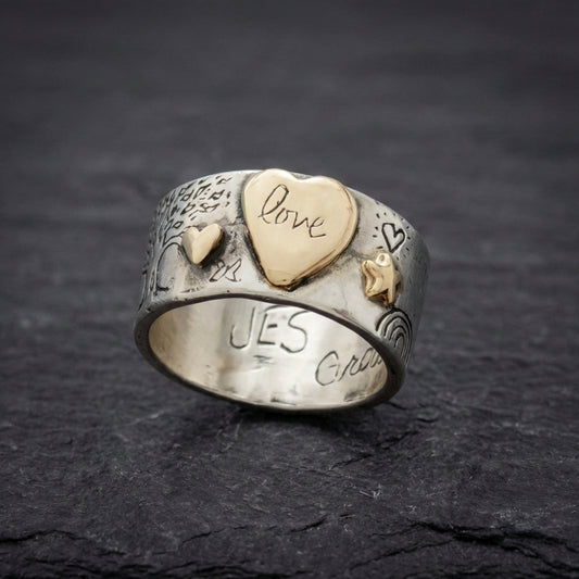 Handmade Heart Love Ring 35463378