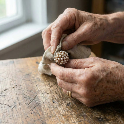 Inlaid Pearls Ring