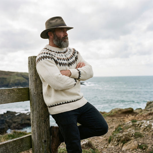 Ivory Heritage Fair Isle Crewneck