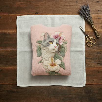 Anna's Handkitted Cat Sweater