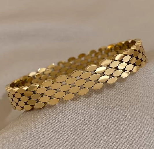 Minimalist Bangle Gold Bracelet
