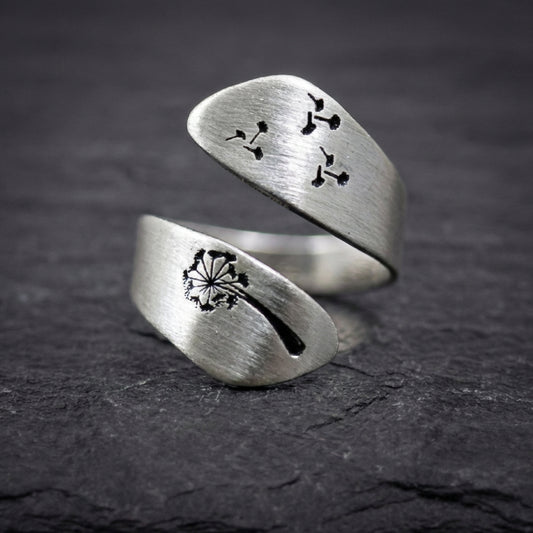 Minimalist Dandelion Ring 52598491